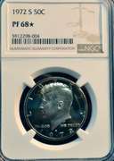 1972-S Proof 50 Cent, Proof 68 Star NGC