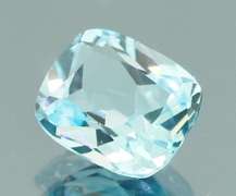 Brilliant 7.04ct cushion cut sky blue Topaz