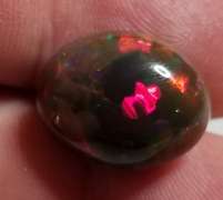 UNHEATED! Collectors 7.21ct smoldering black Opal