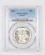 MS67 1926 Oregon Trail Commemorative Half Dollar - Graded PCGS