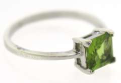 Sterling Silver Peridot Ring