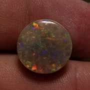 Stunning 6.35ct semi-black pinfire Welo Opal