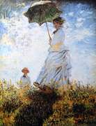 Claude Monet, Woman With A Parasol