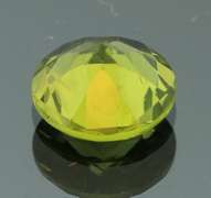 Radiant spring green 2.59ct untreated Peridot solitaire