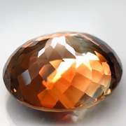 Outstanding 25.17ct bi-color unheated Brazilian Topaz