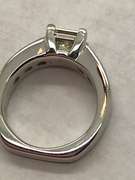 Ladies 14K White Gold 2.50 Carat Diamond Ring