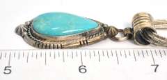 Vintage Sterling Silver Turquoise Neckless