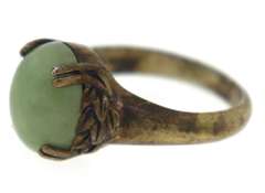Sterling Silver Jade Ring