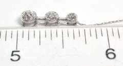 Sweet Graduated Diamond necklace in White GOld