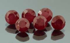 Heavy 13.64ct cut Ruby solitaire set