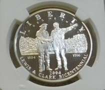 2004-P Lewis & Clark Sil PRF Dol NGC PF69UC