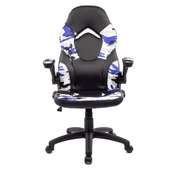 Gaming Chair Racing Style Material Reversible Armrest