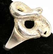 Sterling Silver Snake Ring