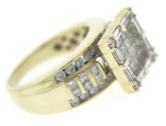 Fabulous Invisible Set w RBC & Baguette Diamond Ring
