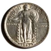 1923 Uncirculated Standing Liberty Quarter