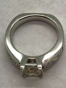 Ladies 14K White Gold 2.50 Carat Diamond Ring