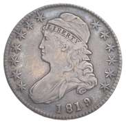 1819 Capped Bust Half Dollar - 19/8