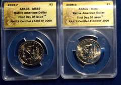 Lot of Graded Modern Dollars