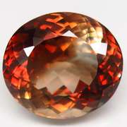Outstanding 25.17ct bi-color unheated Brazilian Topaz