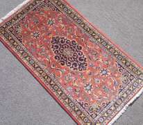 Authentic Wool/Silk Persian Kashan 2.2x4.0
