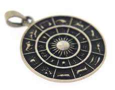 Sterling Silver Necklace with 2 Pendants