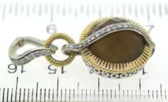 Stunning 18kt YG MOP & Smokey Quartz with Diamonds Jewerly Set