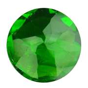 Rich top green 1.22ct 7mm Chrome Diopside solitaire