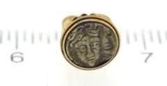 Beautiful Silver & Gold Coin Earrings