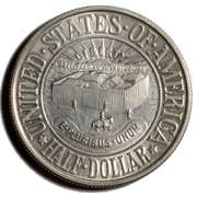 1936 York Frosty White BU Comm Half