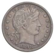 1898 Barber Quarter