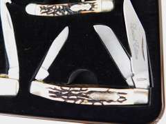 Schrade Uncle Henry 3 Pocket Knife Set, MIB