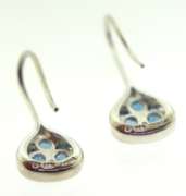 Sterlimg Silver blue Topaz Earrings