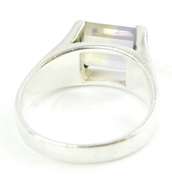 Sterling Ring with Large Bi-Color Ametrine, 9.5