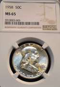 1958 50 C MS 65 NGC