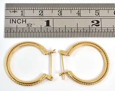 Practical 14k Hoop Earrings