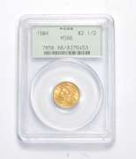 MS66 1904 $2.50 Liberty Head Gold Quarter Eagle - Graded PCGS