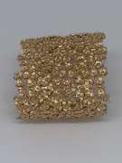 Sterling Silver & 22kt GP Bangle Bracelet