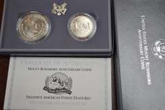 1991 Mount Rushmore Two Coin BU Set