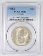 MS66+ 1923-S Monroe Doctrine Centennial Commemorative Half Dollar PCGS