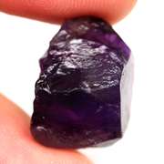 Large 25.50ct untreated uncut Amethyst