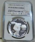 1983-S Olympics Sil PRF Dol NGC PF69DC