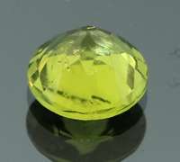 Radiant spring green 3.30ct untreated Peridot solitaire