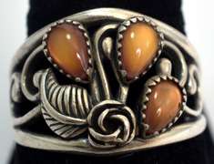 Vintage Sterling Silver Cabochon Ring