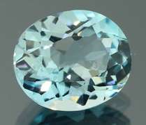 Brilliant 5.79ct oval cut Topaz center stone