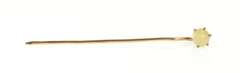 10K Yellow Gold Victorian Natural Opal Prong Inset Stick Pin