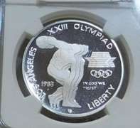 1983-S Olympics Sil PRF Dol NGC PF69DC