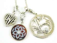 Silpada Sterling Silver Charm Necklace