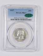 PR67 CAC 1937 Washington Quarter - Graded PCGS