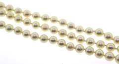 Favorite Triple Pearl Strand with Mabe Pearl & Diamond Accent Clasp