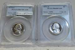 1970-S & 1971-S PRF Jeff Nic PCGS PR67 & 66 DCamDCam